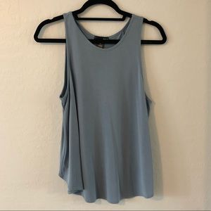 Aqua open back tank